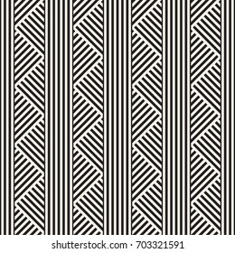 Repeating Slanted Stripes Modern Texture. Simple Regular Background. Monochrome Geometric Seamless Pattern.