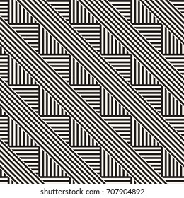 Repeating Slanted Stripes Modern Texture. Simple Regular Background. Monochrome Geometric Seamless Pattern.