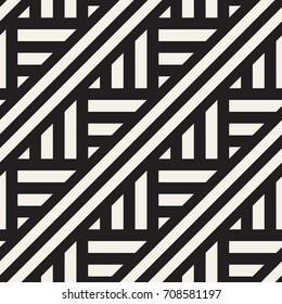 Repeating Slanted Stripes Modern Texture. Simple Regular Background. Monochrome Geometric Seamless Pattern.