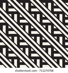Repeating Slanted Stripes Modern Texture. Simple Regular Background. Geometric Seamless Pattern.