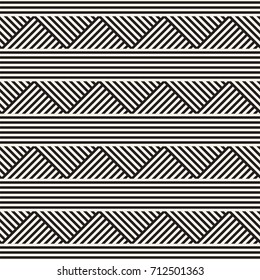 Repeating Slanted Stripes Modern Texture. Simple Regular Background. Monochrome Geometric Seamless Pattern.