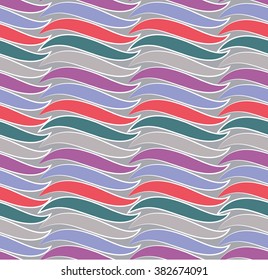 Repeating soft curve pattern design. Abstract curve with line background, can be used for wallpaper, cover fills, web page background, surface textures. Geometric simple print.