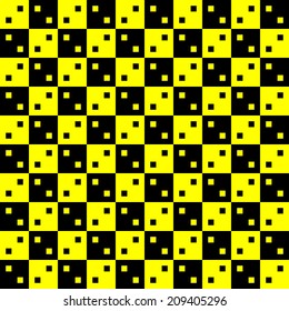 Repeating squares - little ones in big ones