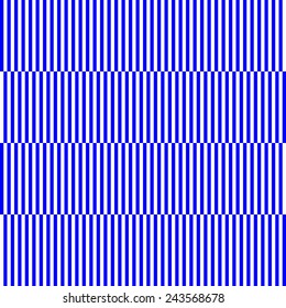 repeating staggered stripped background - blue and white - vector format