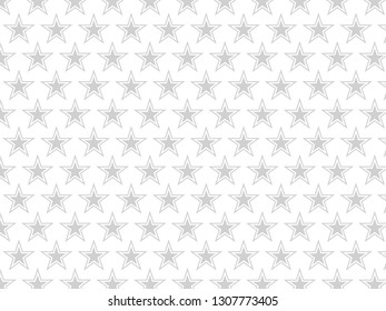 Repeating star shape vector pattern