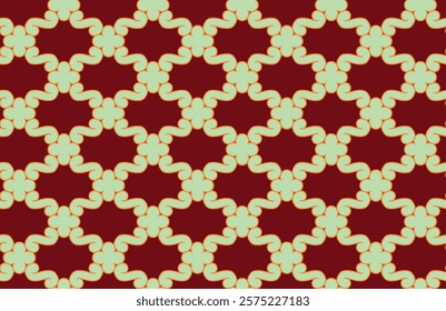 Repeating symmetrical patterns with ethnic flair for decorative wallpapers and gift wraps.
