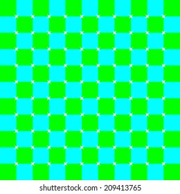 repeating tiles with sparkle effect at intersection