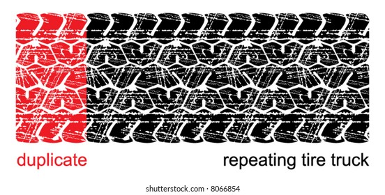 repeating tire track
