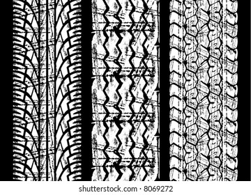 repeating tire track