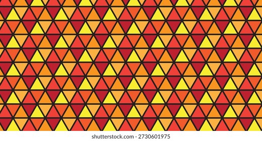 Repetir Formas triangulares formando un patrón sin fisuras. 