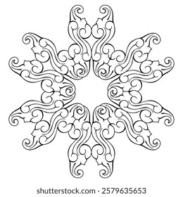 repeating vector pattern designs, black and white backgrounds, batik patterns, tribal, carved and geometric, oriental ethnic patterns, traditional designs and illustrations. 44