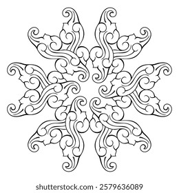 repeating vector pattern designs, black and white backgrounds, batik patterns, tribal, carved and geometric, oriental ethnic patterns, traditional designs and illustrations. 48