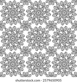 repeating vector pattern designs, black and white backgrounds, batik patterns, tribal, carved and geometric, oriental ethnic patterns, traditional designs and illustrations. 114