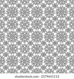 repeating vector pattern designs, black and white backgrounds, batik patterns, tribal, carved and geometric, oriental ethnic patterns, traditional designs and illustrations. 117