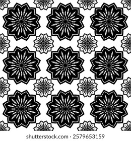 repeating vector pattern designs, black and white backgrounds, batik patterns, tribal, carved and geometric, oriental ethnic patterns, traditional designs and illustrations. 132