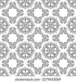 repeating vector pattern designs, black and white backgrounds, batik patterns, tribal, carved and geometric, oriental ethnic patterns, traditional designs and illustrations. 153