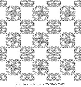 repeating vector pattern designs, black and white backgrounds, batik patterns, tribal, carved and geometric, oriental ethnic patterns, traditional designs and illustrations. 179