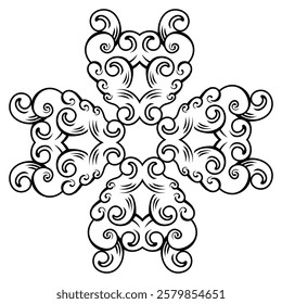 repeating vector pattern designs, black and white backgrounds, batik patterns, tribal, carved and geometric, oriental ethnic patterns, traditional designs and illustrations.187