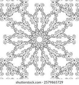 repeating vector pattern designs, black and white backgrounds, batik patterns, tribal, carved and geometric, oriental ethnic patterns, traditional designs and illustrations.315