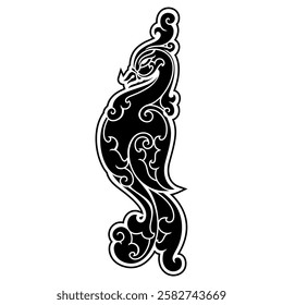 repeating vector pattern designs, black and white backgrounds, batik patterns, tribal, carved and geometric, oriental ethnic patterns, traditional designs and illustrations..056