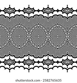 repeating vector pattern designs, black and white backgrounds, batik patterns, tribal, carved and geometric, oriental ethnic patterns, traditional designs and illustrations..0105