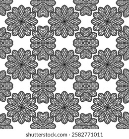 repeating vector pattern designs, black and white backgrounds, batik patterns, tribal, carved and geometric, oriental ethnic patterns, traditional designs and illustrations..0140