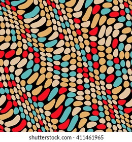 Repeating vector retro pattern