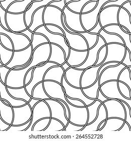 Repeating vector texture, wavy graphic background, simple wave stripes
