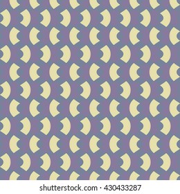 Repeating violet and beige wave pattern. Net background. Vector illustration.
