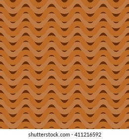 Repeating wave pattern, wave background. Vector illustration.