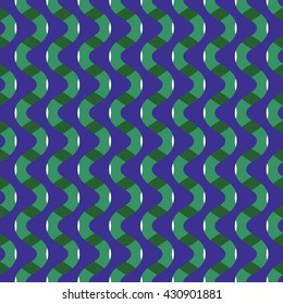 Repeating wave pattern, wave background. Vector illustration.