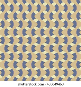 Repeating wave pattern, wave background. Vector illustration.