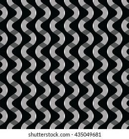 Repeating wave pattern, wave background. Vector illustration.