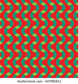 Repeating wave pattern, wave background. Vector illustration.