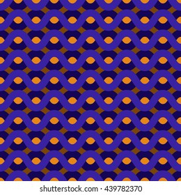 Repeating wave pattern, wave background. Vector illustration.