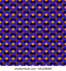 Repeating wave pattern, wave background. Vector illustration.
