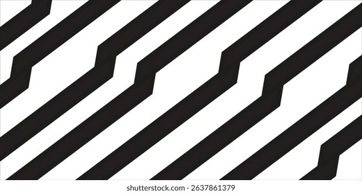 Repeating zigzag lines wallpaper. Thunder bolt background. Electric power, flash light, jagged stripes pattern. Superhero, boom, speed or surprise anime cartoon print. Vector graphic illustration.