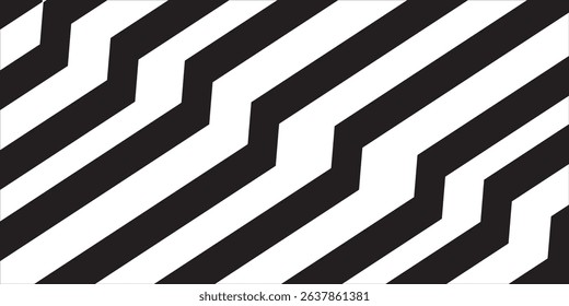 Repeating zigzag lines wallpaper. Thunder bolt background. Electric power, flash light, jagged stripes pattern. Superhero, boom, speed or surprise anime cartoon print. Vector graphic illustration.