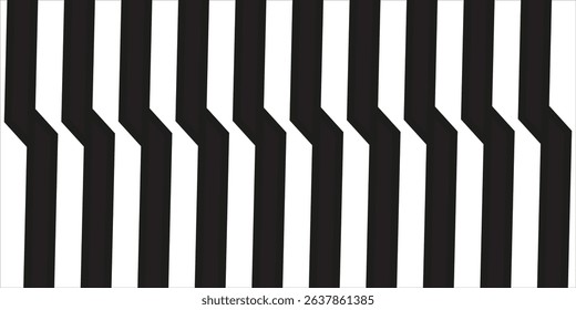 Repeating zigzag lines wallpaper. Thunder bolt background. Electric power, flash light, jagged stripes pattern. Superhero, boom, speed or surprise anime cartoon print. Vector graphic illustration.