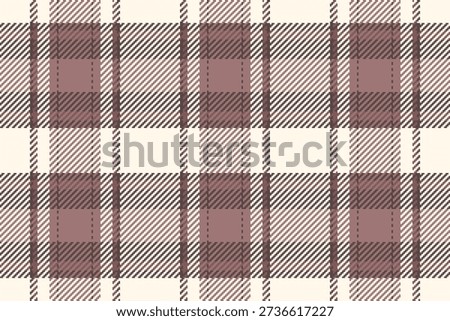Repetition background check seamless, selection texture plaid textile. Summer pattern fabric vector tartan in pastel and sea shell colors palette.