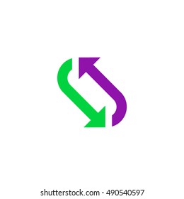 Repetition Icon Vector. Flat Simple Color Pictogram