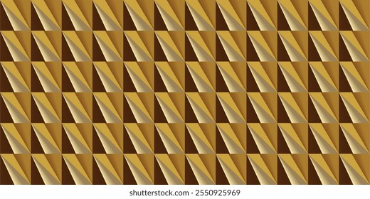 repetition of lines, planes and geometric shapes in the form of squares, squares with gradations of yellow, orange, brown and gold as ornaments or decorations or inspiration in fine arts