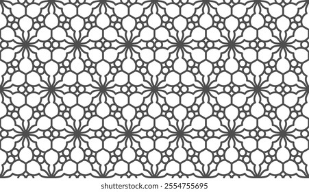 Repetition ornament illustration, vector, triangle, circle, hexagon,  wallpaper background