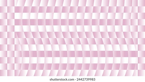 repetition of square geometric areas and curved lines with violet color gradations as inspiration in visual communication design or textile design