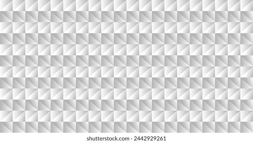 repetition of square and triangular geometric fields with shades of gray as inspiration in visual communication design or textile design