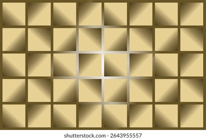 Repetição de linhas retas e cores de gradiente preto e marrom dourado como inspiração de plano de fundo