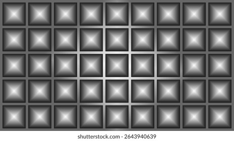 Repetição de linhas retas e cores de gradiente preto e cinza como inspiração de plano de fundo