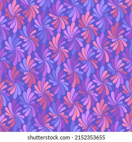 repetitive background with simple abstract flowers. floral seamless pattern. vector illustration. fabric swatch. wrapping paper. continuous print. design template for home decor, textile, apparel
