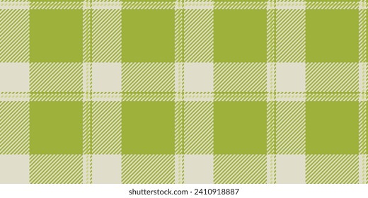 Repetitive check plaid tartan, scratch vector seamless background. Purchase texture textile pattern fabric in lime and light color.