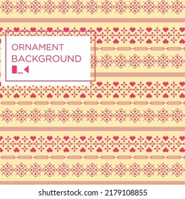 repetitive design with ornament theme